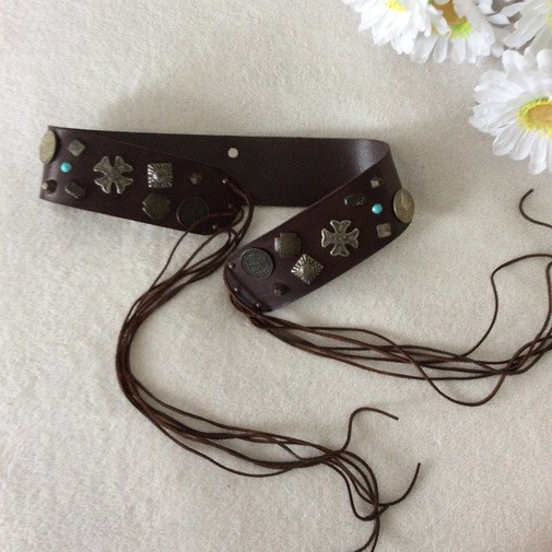 cinturon flecos shakira