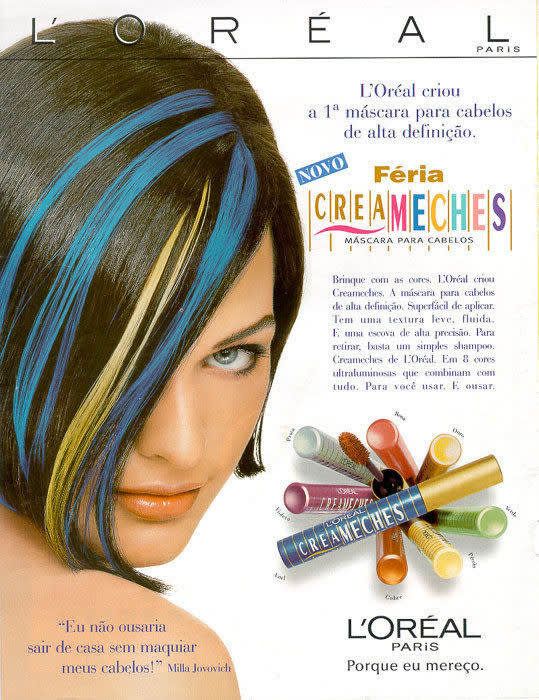 mechas colores pelo 2000