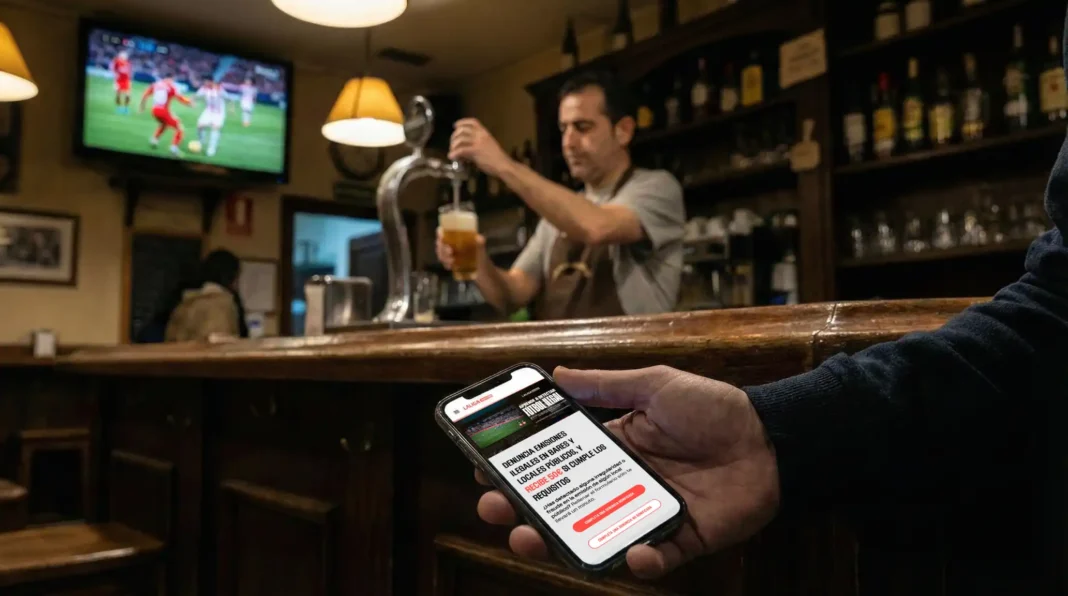 LaLiga te paga 50€ si denuncias a tu bar: Límite de 1.000 chivatazos y polémica