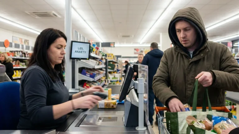 Dime dónde compras: Batalla épica entre los fans de Mercadona y los compradores del bazar de Lidl representando los tipos de supermercados en España.