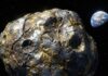 Así es el asteroide de oro que vale 700 quintillones de dólares Recreación del asteroide de oro Pysche 16