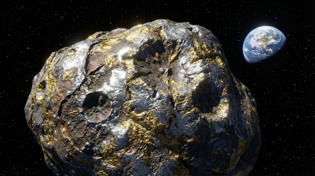 Así es el asteroide de oro que vale 700 quintillones de dólares