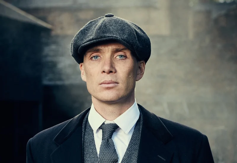 Cillian Murphy interpretando el papel de Tommy Shelby