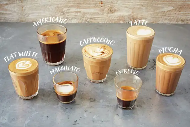 Diferencia entre los distintos tipos de preparar un café