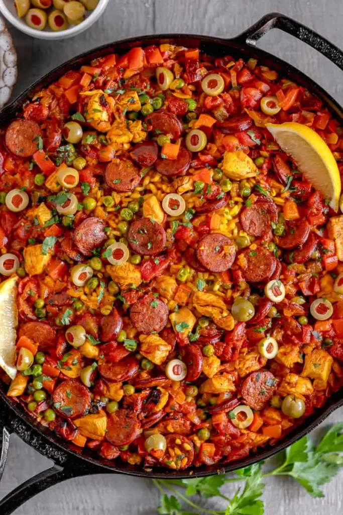 Paella hecha por extranjeros 