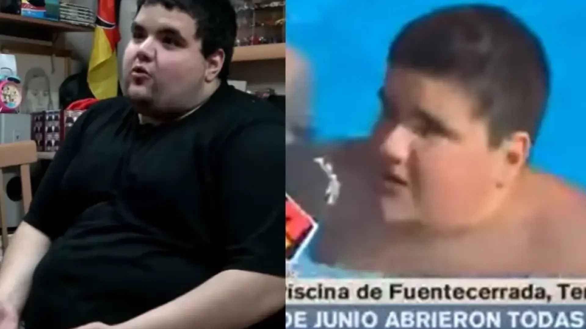 Alvaro, el niño de la piscina de teruel viral