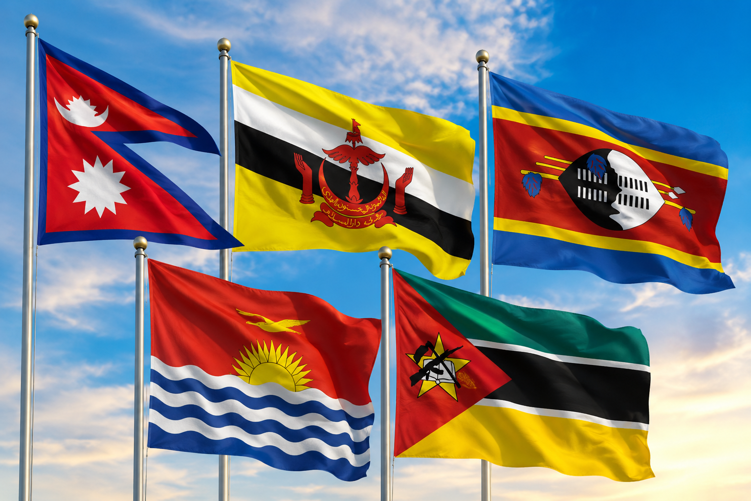 las 10 banderas más raras del mundo y su significado real