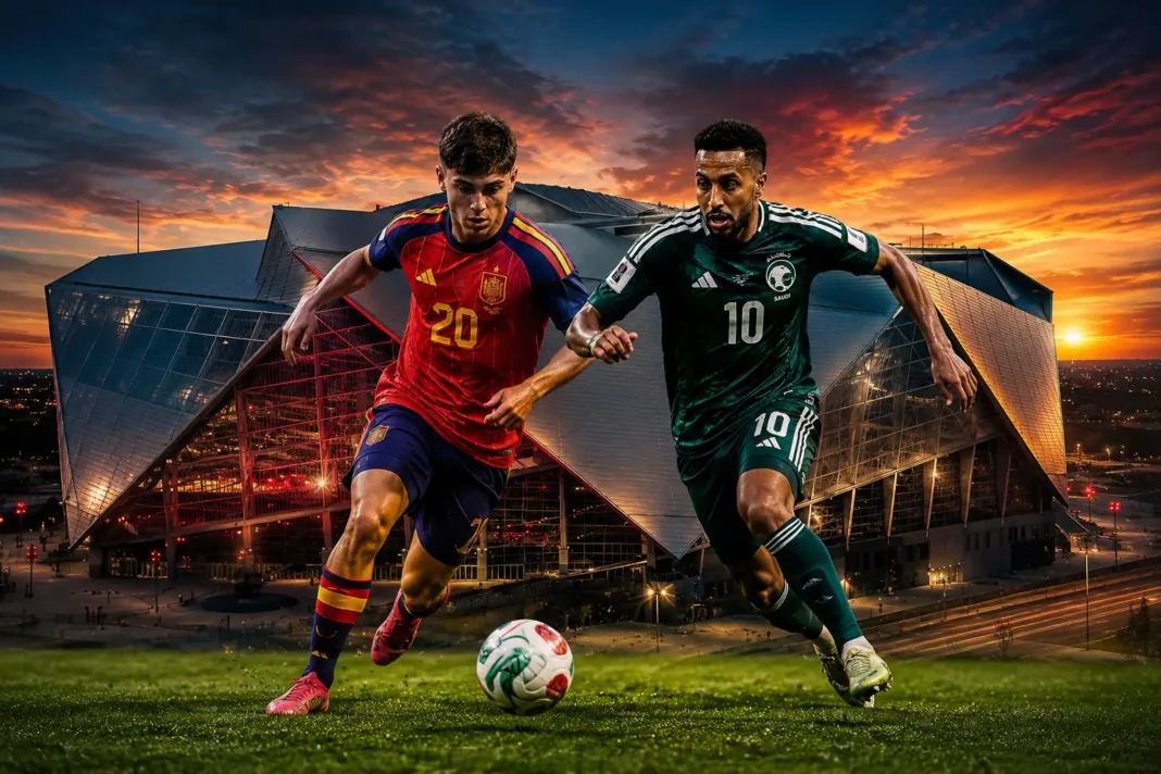 España-Arabia Saudí: los 7 datos que hacen de este partido una lotería estadística Partido de España VS Arabia Saudita 21 de Junio de 2026 Mundial de Fútbol