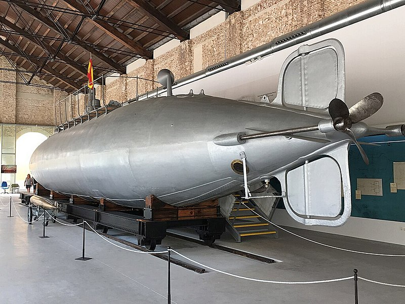El submarino de Isaac peral en Cartagena
