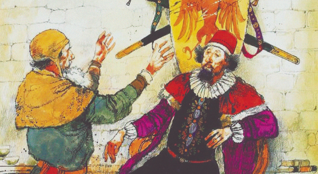 Ilustración de El Conde Lucanor escrito por Don Juan Manuel, nieto de Fernando III de España