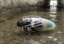 El traje de buceo para cucarachas que ya ha salvado vidas Cucaracha con el traje de buceo que han inventado