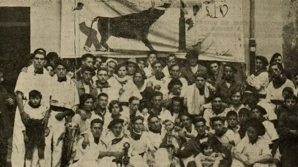 Imagen Histórica de la Peña La Veleta de San Fermín