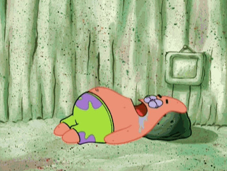 Imagen de bob esponja durmiendo
